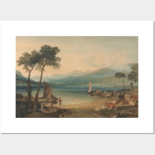 Lake Geneva and Mount Blanc by J.M.W. Turner Posters and Art
